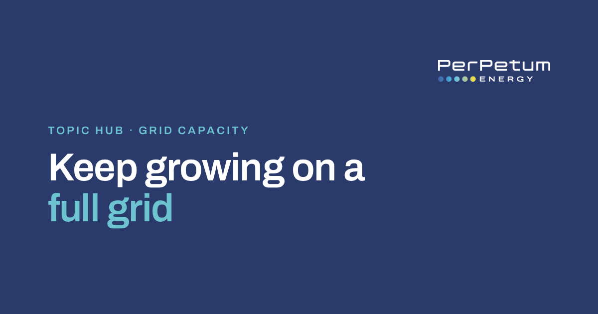 Grid congestion: how to grow and electrify when your connection is full