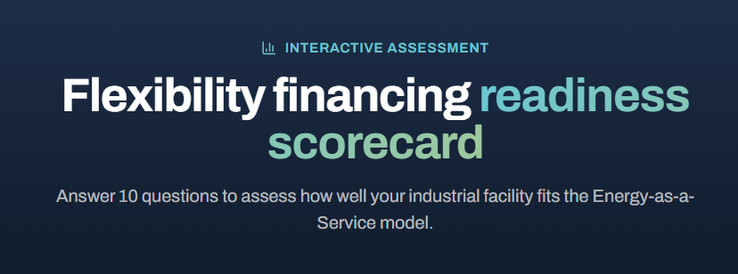 Flexibility financing readiness scorecard